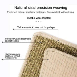 Cat Scratcher Sisal Mat Board Cat Scratch for Sharpen Nails Scraper Cats Tree Cat scratching post Sofa Mats Furniture Protector