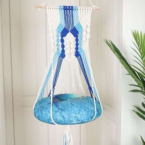 Macrame Cotton Cat Swing Bed