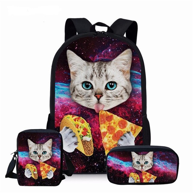 Cat Themed Backpack School Bag FREE SHIP USA The Great Cat