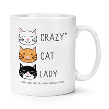 Four styles of your CRAZY CAT LADY 11oz cup Mugs