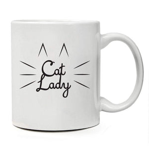 Four styles of your CRAZY CAT LADY 11oz cup Mugs