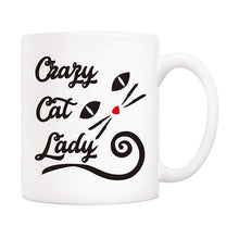 Four styles of your CRAZY CAT LADY 11oz cup Mugs