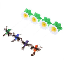 Rotating Electric Plastic Butterfly or hummingbird Cat Teaser Toy