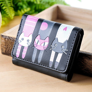 Back of Cat Colored Wallets