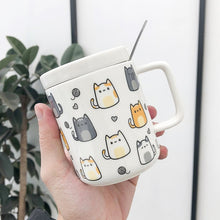 Cute Cat themed Cartoon Ceramic Coffe Mugs