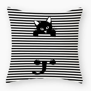 Funny Cat Cartoon Character Cat Cushions