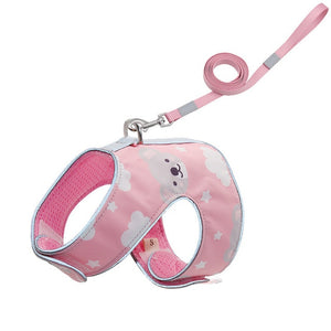 Anti-lost Reflection Cat Harness Leash and Reflective Collar.