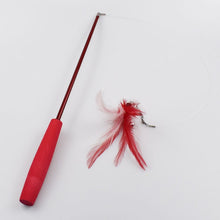 Interactive Feather Cat Teaser Toy Stick