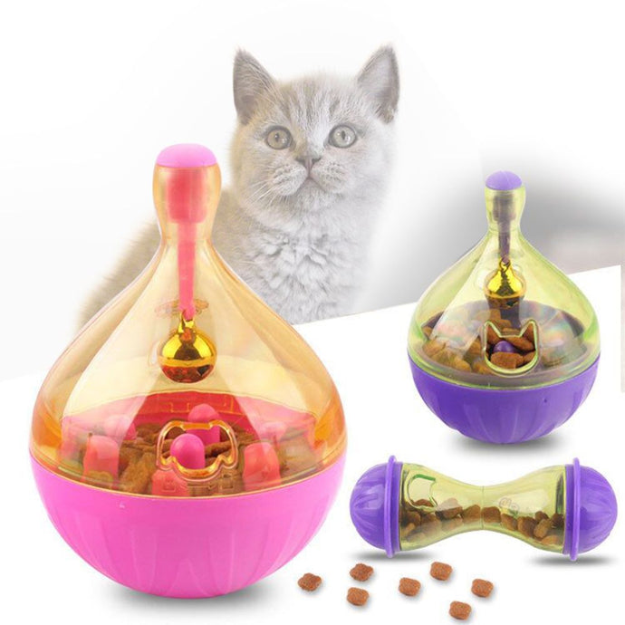 Interactive Cat Tumbler Feeding Bowl