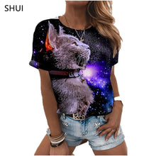 Oversized Starry Night and Galaxy printed men's and women's t-shirts.