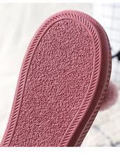 Women Cotton slippers Cute Cat Slippers Ladies Platform
