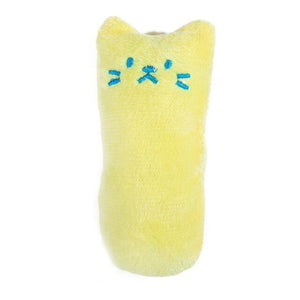 Happy face assorted color cat nip toy.
