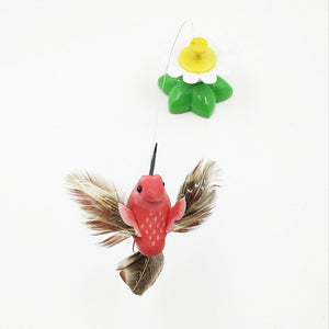 Electronic Bird And Butterfly Cat Mobile Toy
