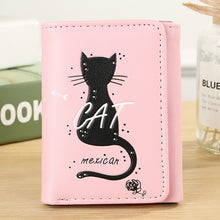 Single Cat Wallet and Coin Purse