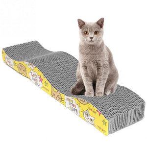 S-Shaped Cat Corrugated Scratch Board Pad